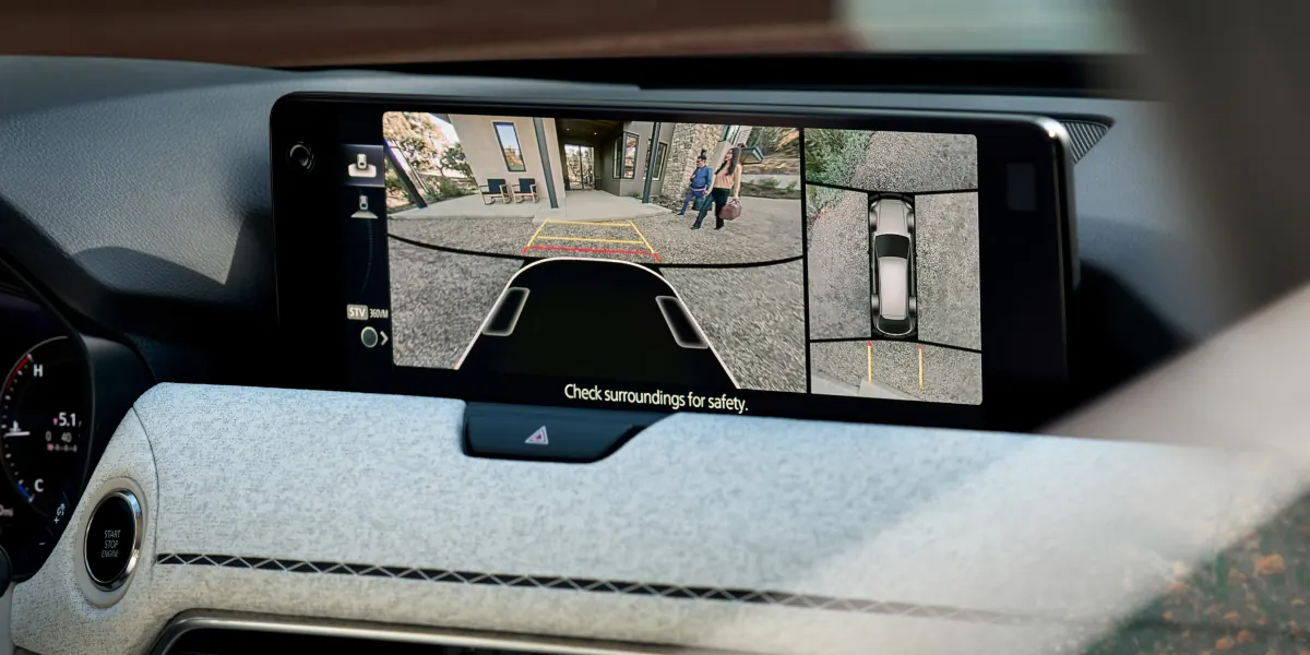 2027 Mazda CX-90 360° View Monitor on the center display | Gorman McCracken Mazda in Longview TX